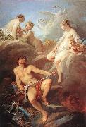 Venus Demanding Arms from Vulcan for Aeneas Francois Boucher